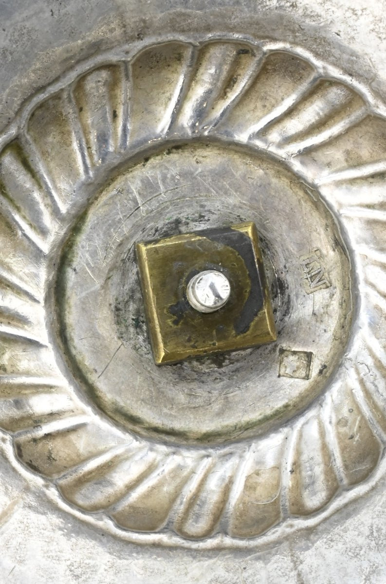 Porta Candela In Argento - Italia XIX Secolo-photo-5